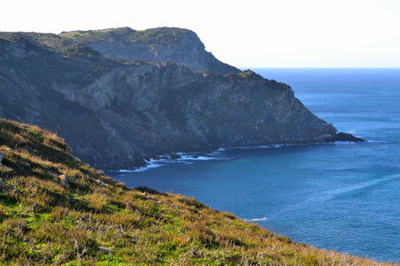The coast of Nurra, between Cala Rio Flumini and Cala Lampianuの写真素材