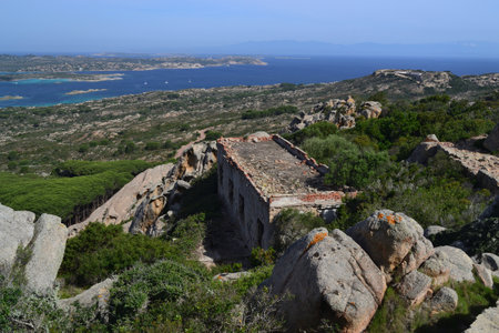 Trail to Poggio Santo Stefanoの写真素材