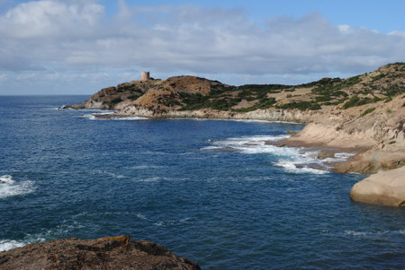 The coast of Punta Argentinaの写真素材