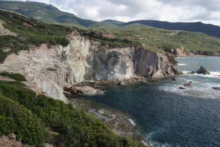 The coast of Punta Argentinaの写真素材