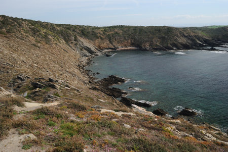 The coast of Stintino, Su Turrione beachの写真素材
