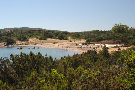 The beach of Cala Purgatorioの写真素材
