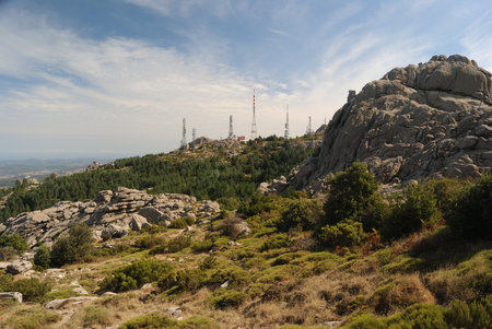 Landscapes of Limbara mountainの写真素材