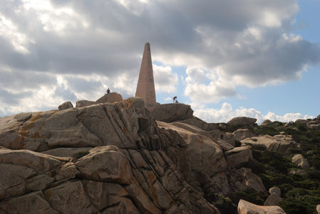 The dromo of Punta Marmorataの写真素材