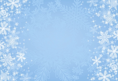 Blue Winter or Christmas Backgroundのイラスト素材
