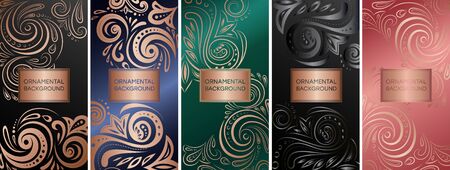 Vintage vector ornament templateのイラスト素材