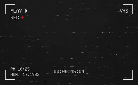 Glitch concept on a camera viewfinderのイラスト素材