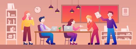 Business idea generation. Vector illustrationのイラスト素材