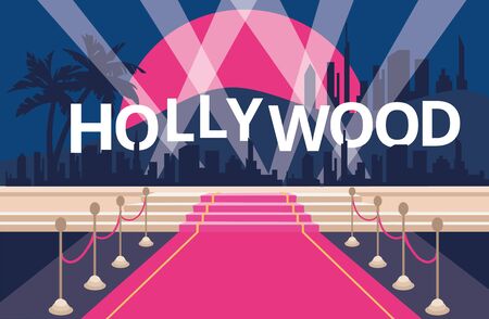 Hollywood red carpet background