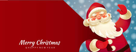 Colorful bright Christmas greeting cardのイラスト素材