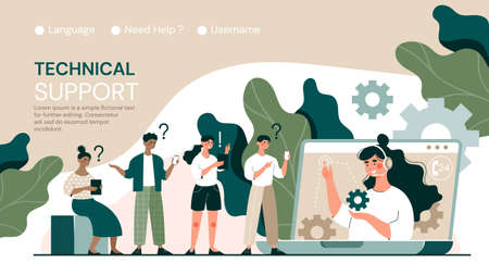 Online Technical Support for clients and customers