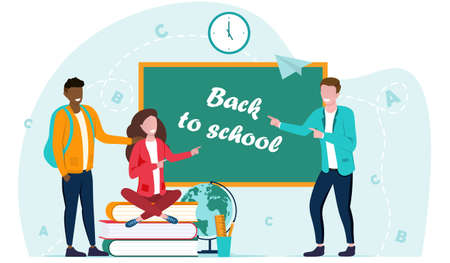 Back to Schoolのイラスト素材