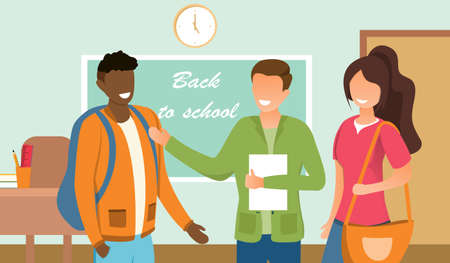 Back to schoolのイラスト素材