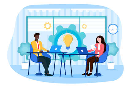 Creative workflow conceptのイラスト素材