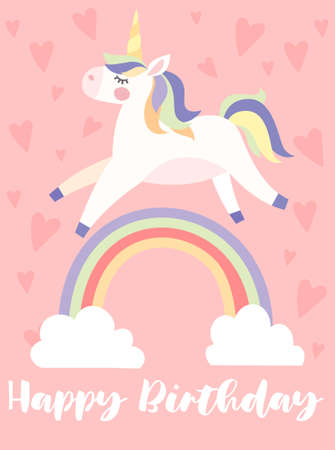 Happy birthday invitation or greeting cardのイラスト素材