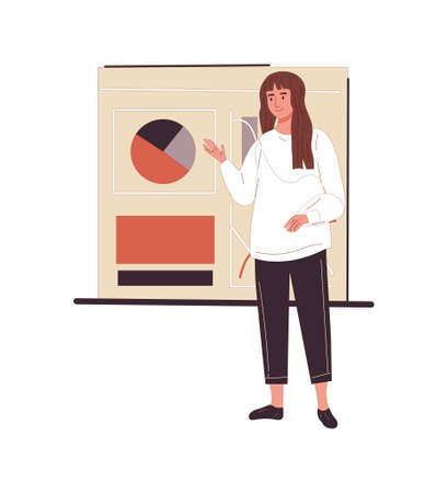 Business presentation conceptのイラスト素材