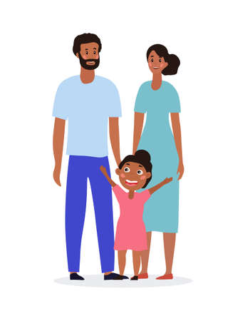 Happy family conceptのイラスト素材