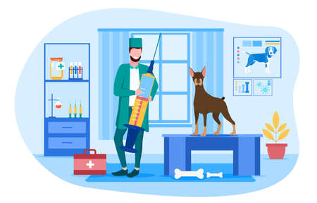 Abstract veterinary conceptのイラスト素材