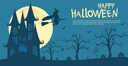 Happy Halloween Greeting Cardのイラスト素材