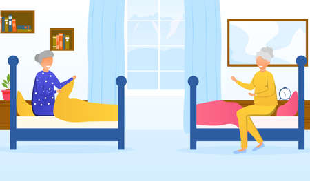 Concept of Nursing Homeのイラスト素材