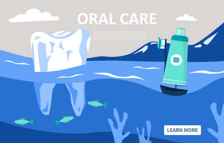 Concept of oral careのイラスト素材