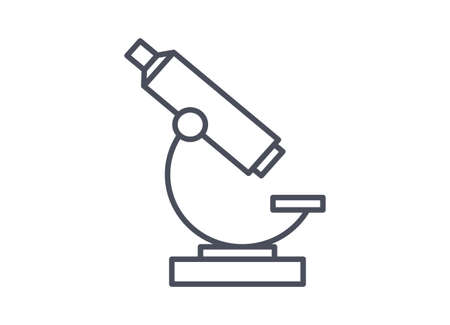 Laboratory microscope with single objective for scientific work