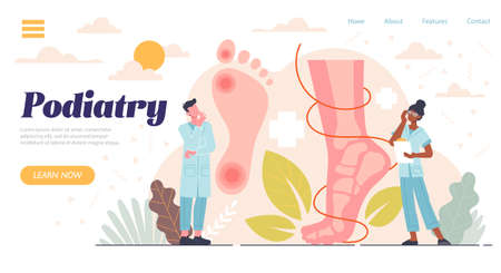 Podiatry as a branch of medical scienceのイラスト素材