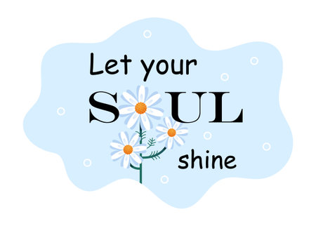 Let your soul shineのイラスト素材