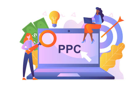 Pay Per Click Conceptのイラスト素材