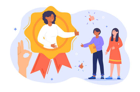 HR recognition conceptのイラスト素材