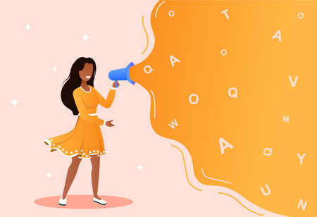 Advertising and promotion conceptのイラスト素材