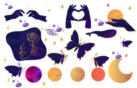 Collection of Mysticalのイラスト素材