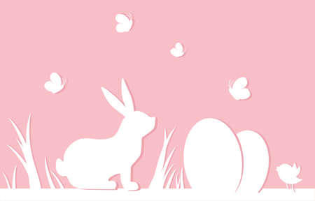 Easter pink Backgroundのイラスト素材