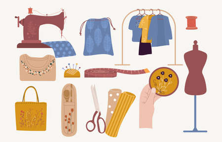 Sewing icon Collectionのイラスト素材