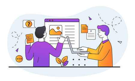 Development of ui conceptのイラスト素材