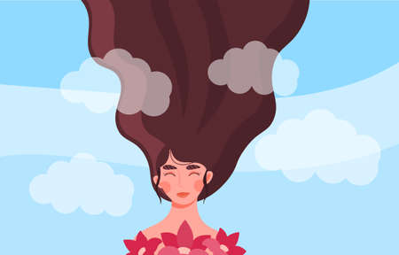 Mental health conceptのイラスト素材