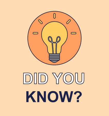 Did You Know logo designのイラスト素材