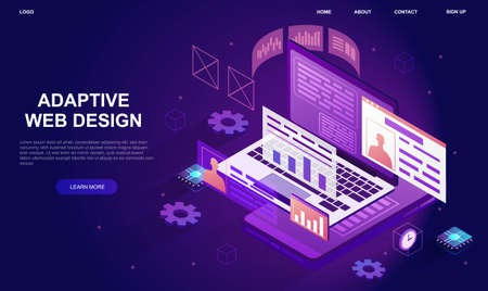 Adaptive interface designのイラスト素材