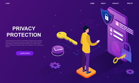 Safety and confidential dataのイラスト素材