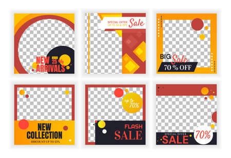 Banners for goodsのイラスト素材