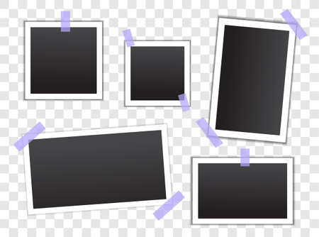 Collection of photo framesのイラスト素材
