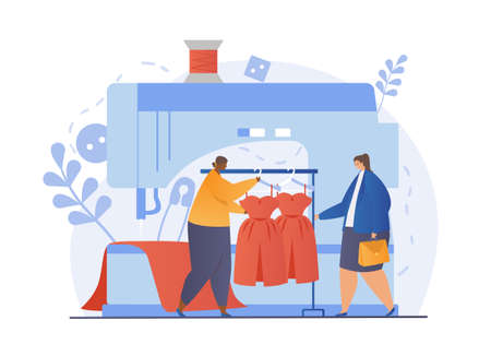Fashion designer conceptのイラスト素材