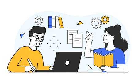 Home office conceptのイラスト素材