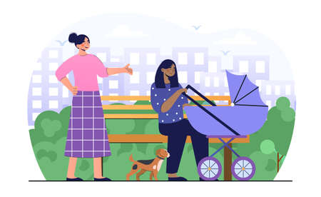 Motherhood and love conceptのイラスト素材