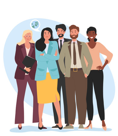 Business team crowdのイラスト素材