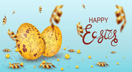 Happy easter banner