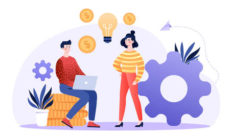 Business success conceptのイラスト素材