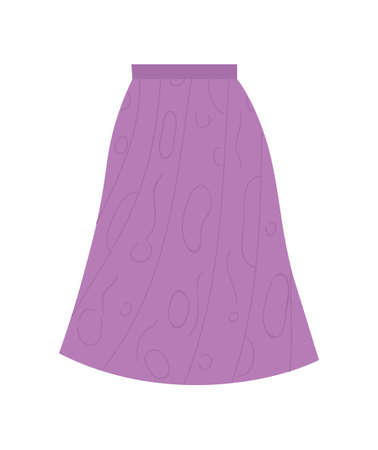 Pink skirt stickertのイラスト素材