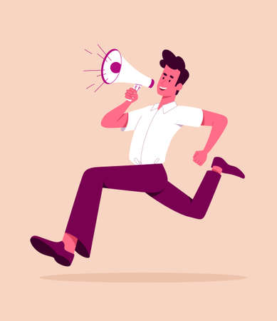 Announcement or advertisement conceptのイラスト素材