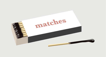 Set of matchesのイラスト素材